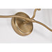 SATCO/NUVO Liam 3-Light Vanity Burnished Brass White Opal Glass (60-8203)