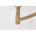 SATCO/NUVO Liam 3-Light Vanity Burnished Brass White Opal Glass (60-8203)