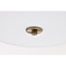 SATCO/NUVO Liam 3-Light Pendant Burnished Brass White Opal Glass (60-8204)