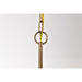 SATCO/NUVO Liam 1-Light Mini Pendant Burnished Brass White Opal Glass (60-8205)