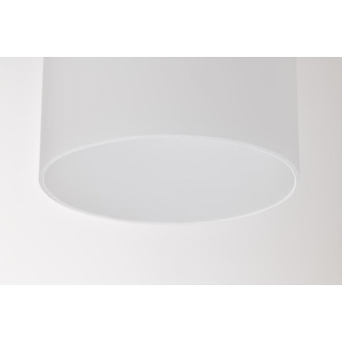 SATCO/NUVO Liam 1-Light Mini Pendant Burnished Brass White Opal Glass (60-8205)