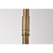 SATCO/NUVO Liam 1-Light Mini Pendant Burnished Brass White Opal Glass (60-8205)