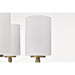 SATCO/NUVO Liam 6-Light Chandelier Burnished Brass White Opal Glass (60-8206)