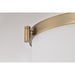 SATCO/NUVO Liam 3-Light Flush Mount Burnished Brass White Opal Glass (60-8207)