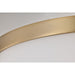 SATCO/NUVO Liam 3-Light Flush Mount Burnished Brass White Opal Glass (60-8207)