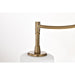 SATCO/NUVO Liam 3-Light Island Pendant Burnished Brass White Opal Glass (60-8208)