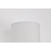 SATCO/NUVO Liam 1-Light Vanity Matte Black White Opal Glass (60-8211)