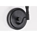 SATCO/NUVO Liam 1-Light Vanity Matte Black White Opal Glass (60-8211)