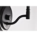 SATCO/NUVO Liam 1-Light Vanity Matte Black White Opal Glass (60-8211)