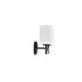 SATCO/NUVO Liam 2-Light Vanity Matte Black White Opal Glass (60-8212)