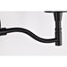 SATCO/NUVO Liam 2-Light Vanity Matte Black White Opal Glass (60-8212)