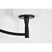 SATCO/NUVO Liam 3-Light Vanity Matte Black White Opal Glass (60-8213)