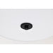 SATCO/NUVO Liam 3-Light Pendant Matte Black White Opal Glass (60-8214)