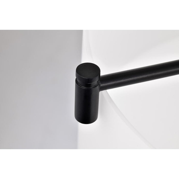 SATCO/NUVO Liam 3-Light Pendant Matte Black White Opal Glass (60-8214)