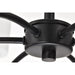 SATCO/NUVO Liam 6-Light Chandelier Matte Black White Opal Glass (60-8216)