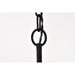 SATCO/NUVO Liam 6-Light Chandelier Matte Black White Opal Glass (60-8216)