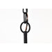 SATCO/NUVO Liam 6-Light Chandelier Matte Black White Opal Glass (60-8216)