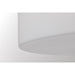 SATCO/NUVO Liam 3-Light Flush Mount Matte Black White Opal Glass (60-8217)