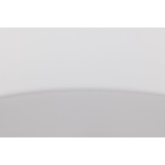 SATCO/NUVO Liam 3-Light Flush Mount Matte Black White Opal Glass (60-8217)