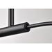 SATCO/NUVO Liam 3-Light Island Pendant Matte Black White Opal Glass (60-8218)