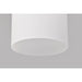 SATCO/NUVO Liam 3-Light Island Pendant Matte Black White Opal Glass (60-8218)