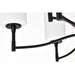 SATCO/NUVO Liam 9-Light Chandelier Matte Black White Opal Glass (60-8219)