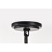 SATCO/NUVO Liam 9-Light Chandelier Matte Black White Opal Glass (60-8219)