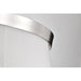 SATCO/NUVO Lune 3-Light Flush Mount Brushed Nickel Finish Etched White Glass (60-8220)