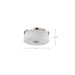 SATCO/NUVO Lune 3-Light Flush Mount Brushed Nickel Finish Etched White Glass (60-8220)
