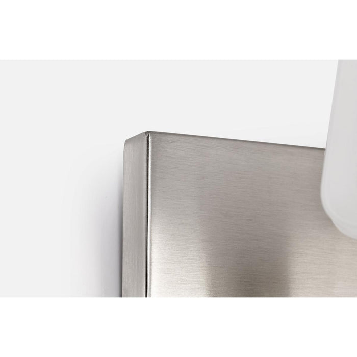 SATCO/NUVO Lune 3-Light Vanity Brushed Nickel Finish Etched White Glass (60-8223)