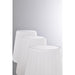 SATCO/NUVO Lune 3-Light Vanity Brushed Nickel Finish Etched White Glass (60-8223)