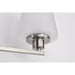 SATCO/NUVO Lune 3-Light Vanity Brushed Nickel Finish Etched White Glass (60-8223)