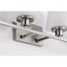 SATCO/NUVO Lune 4-Light Vanity Brushed Nickel Finish Etched White Glass (60-8224)