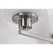 SATCO/NUVO Lune 4-Light Vanity Brushed Nickel Finish Etched White Glass (60-8224)