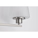 SATCO/NUVO Lune 4-Light Vanity Brushed Nickel Finish Etched White Glass (60-8224)