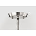 SATCO/NUVO Lune 6-Light Chandelier Brushed Nickel Finish Etched White Glass (60-8226)
