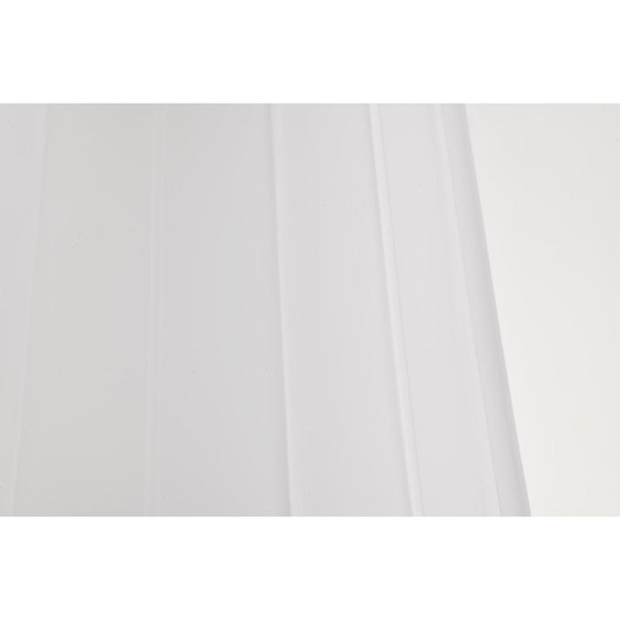 SATCO/NUVO Lune Mini Pendant Brushed Nickel Finish Etched White Glass (60-8227)
