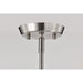 SATCO/NUVO Lune Mini Pendant Brushed Nickel Finish Etched White Glass (60-8227)