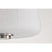 SATCO/NUVO Lune 3-Light Pendant Brushed Nickel Finish Etched White Glass (60-8228)