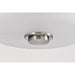 SATCO/NUVO Lune 3-Light Pendant Brushed Nickel Finish Etched White Glass (60-8228)