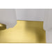 SATCO/NUVO Lune 4-Light Vanity Vintage Brass Finish Etched White Glass (60-8234)