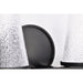 SATCO/NUVO Valentine 2-Light Vanity Black Finish Hammered Glass (60-8252)