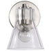SATCO/NUVO Gianna 1-Light Vanity Brushed Nickel Finish Clear Glass (60-8331)