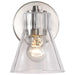 SATCO/NUVO Gianna 1-Light Vanity Brushed Nickel Finish Clear Glass (60-8331)