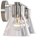 SATCO/NUVO Gianna 2-Light Vanity Brushed Nickel Finish Clear Glass (60-8332)