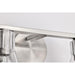 SATCO/NUVO Gianna 2-Light Vanity Brushed Nickel Finish Clear Glass (60-8332)