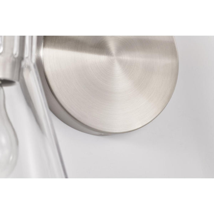 SATCO/NUVO Gianna 2-Light Vanity Brushed Nickel Finish Clear Glass (60-8332)