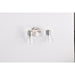 SATCO/NUVO Gianna 2-Light Vanity Brushed Nickel Finish Clear Glass (60-8332)