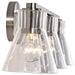 SATCO/NUVO Gianna 3-Light Vanity Brushed Nickel Finish Clear Glass (60-8333)