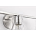 SATCO/NUVO Gianna 3-Light Vanity Brushed Nickel Finish Clear Glass (60-8333)